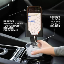 Hold Your Drink & Phone Securely – 2 n 1 Cup holder