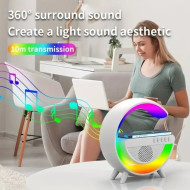 G Bedside Atmosphere Night Light Mobile Wireless Charger Speaker, 3-in-1 Smart Wireless Charging Colorful RGB Atmosphere Night Light G Bedside Atmosphere Night Light Mobile Wireless Charger Speaker, 3-in-1 Smart Wireless Charging Colorful RGB Atmosphere Night Light