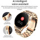 Gold Luxury Lige Smart Watch