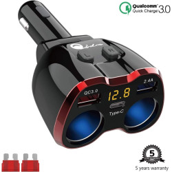 5 in 1 Multi-function Car Charger (fast charging & mp3 player) 5 in 1 Multi-function Car Charger (fast charging & mp3 player)