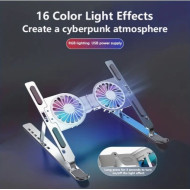 Laptop Stand with 16 colour cooling fan Laptop Stand with 16 colour cooling fan