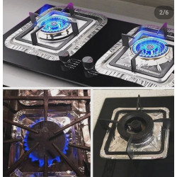 8 pcs Foil Stove To Protector 8 pcs Foil Stove To Protector