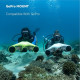 ASIWO Underwater Sea Scooter with Dual Motors & Action Camera Mount – 40M Waterproof for Diving, Snorkeling & Swimming