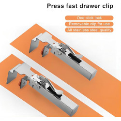 Adjustable Drawer Installation Clamp – One-Touch Cabinet Drawer Fixing Tool (2pc set)