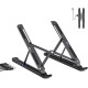 Adjustable Foldable Laptop Stand – Portable Ergonomic Laptop Riser for Desk, Office, Home & Travel