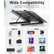 Adjustable Foldable Laptop Stand – Portable Ergonomic Laptop Riser for Desk, Office, Home & Travel