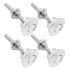 3 (pcs) Aluminum Quick Release Hood Pin Lock Kit – Push Button Engine Bonnet Lock for Cars (25mm, 30mm, 32mm)
