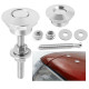 3 (pcs) Aluminum Quick Release Hood Pin Lock Kit – Push Button Engine Bonnet Lock for Cars (25mm, 30mm, 32mm)