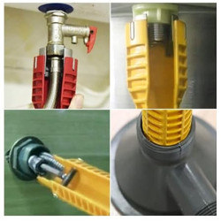 Sink Wrench | Faucet, Sink, Water Pipe Installer Repair Wrench Tool For Basin, Toilet, Bathroom, Pipe And Kitchen | Smart Plumbing Tool 