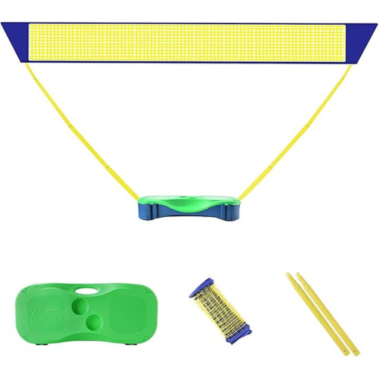 3 in 1 Badminton Set With Rackets