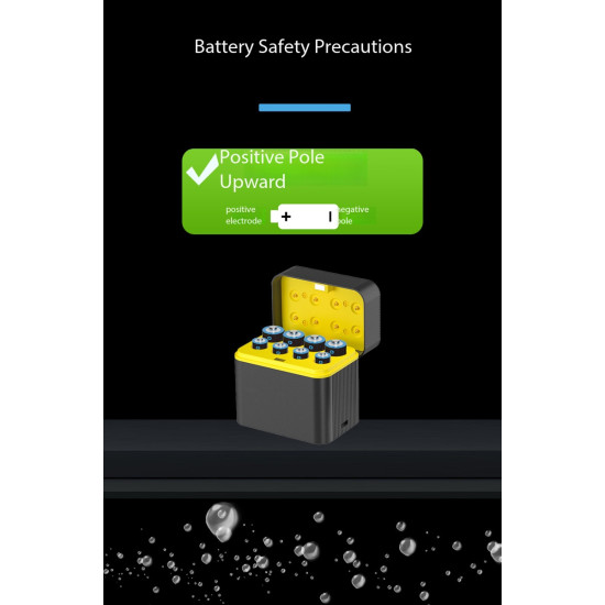 Rechargeable AA & AAA Lithium Batteries with Fast Charger – 1.5V High-Performance Long-Lasting Power