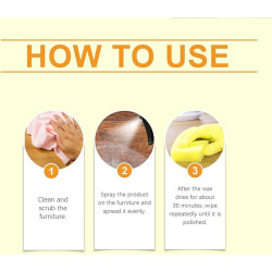 Restore, Shine & Protect Your Wood – Natural Beeswax Wood Polish Spray