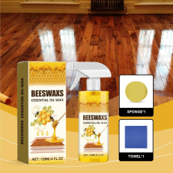 Restore, Shine & Protect Your Wood – Natural Beeswax Wood Polish Spray