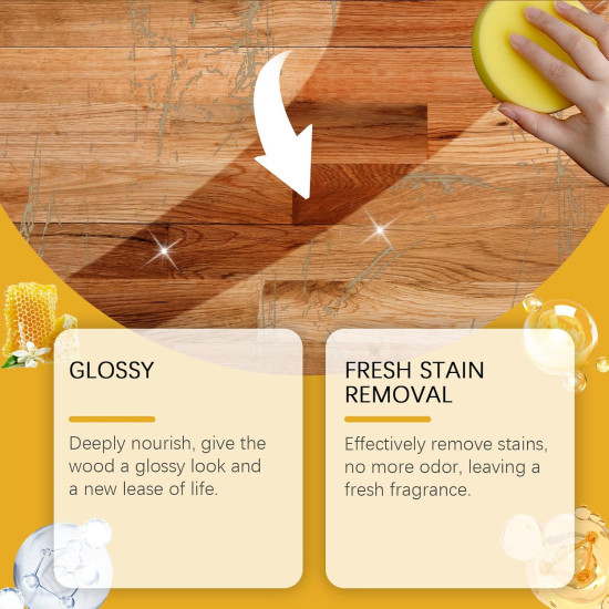 Restore, Shine & Protect Your Wood – Natural Beeswax Wood Polish Spray 