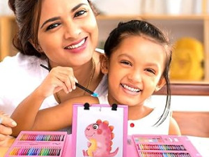 Spark Creativity with the Ultimate 208-Piece Art Set – A Must-Have for Every Lil' Picasso!