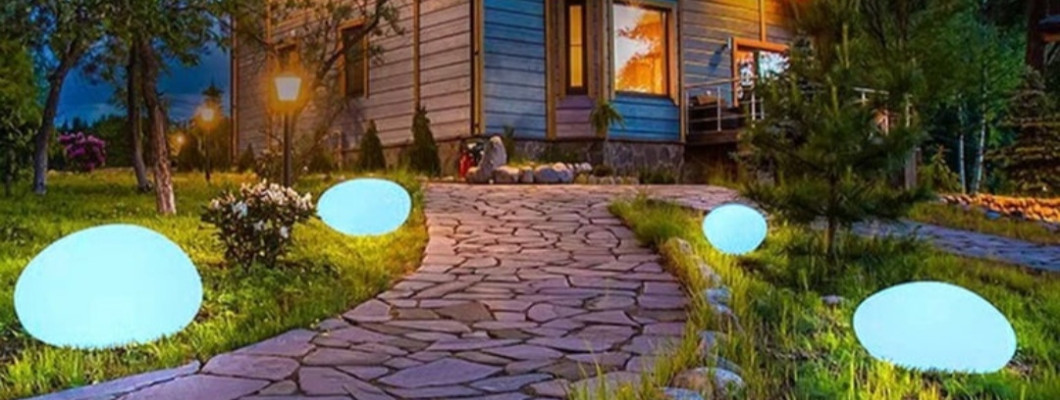 Brighten Up Your Outdoor Space with Solar LED Stones, Colourful Pebbles & Deck Lights!