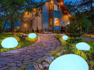 Brighten Up Your Outdoor Space with Solar LED Stones, Colourful Pebbles & Deck Lights!