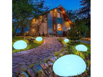 Brighten Up Your Outdoor Space with Solar LED Stones, Colourful Pebbles & Deck Lights!