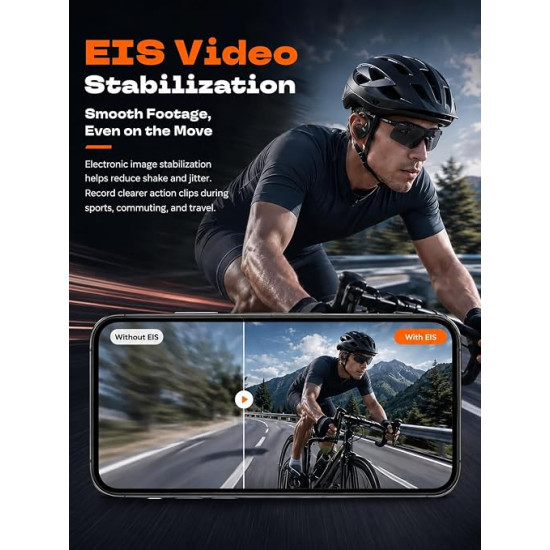 Bone Conduction Headphones with Camera – Open-Ear Bluetooth Earphones with 1080P Video Recording