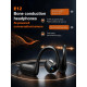 Bone Conduction Headphones with Camera – Open-Ear Bluetooth Earphones with 1080P Video Recording