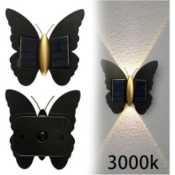 Light Up Your Garden Automatically – Beautiful Butterfly Solar Wall Light