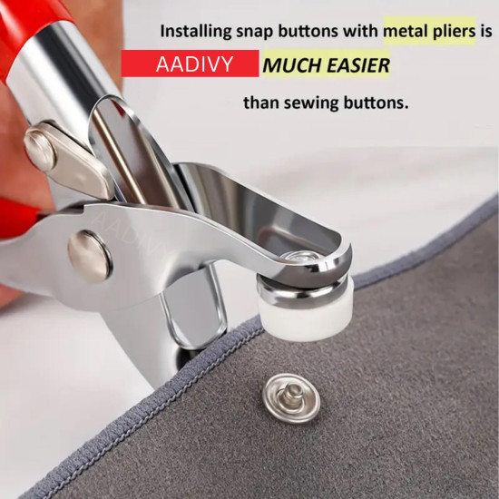 Button Premium Snap Fasteners Kit