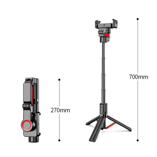 Face Tracking Gimbal with Selfie Stick Tripod 