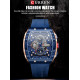 CURREN 8442 Sports Unique Rectangular Watches