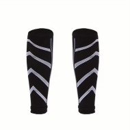 Calf Compression Sleeves for Running, Soccer & Football – Non-Slip Shin Splint Support (Pair)