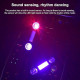 Premium USB Rechargeable Car Ambient Lights - Remote Control Interior Lighting with Multiple Colors