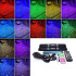 Premium USB Rechargeable Car Ambient Lights - Remote Control Interior Lighting with Multiple Colors