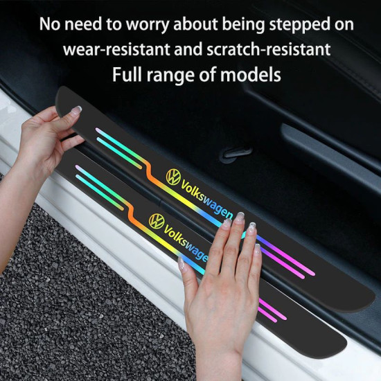Car Door Sill Strip Protective Cover Anti-scratch and Anti-collision Door Decorative Strip Car Door Sill Strip Protective Cover Anti-scratch and Anti-collision Door Decorative Strip