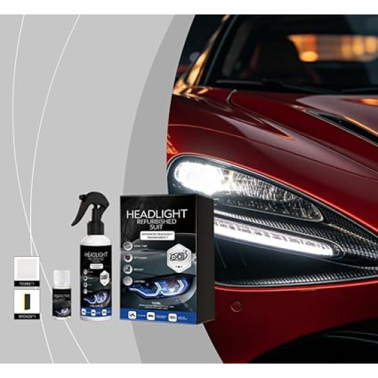 Car Headlight Restoration Kit – Restore Clear, Bright Headlights in Minutes