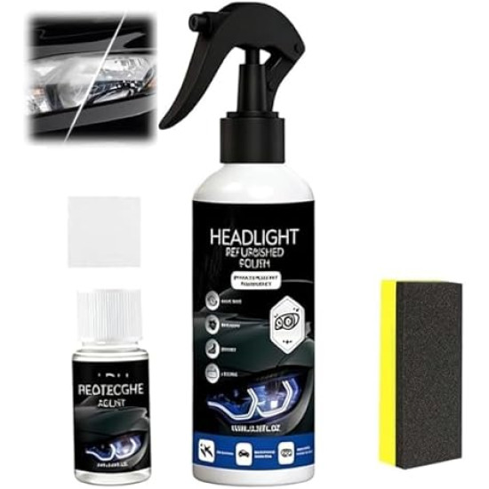 Car Headlight Restoration Kit – Restore Clear, Bright Headlights in Minutes