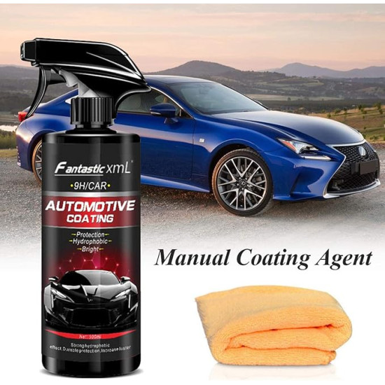 Get a Showroom Shine at Home, Instant Gloss & Water Repellency – 9H Nano Ceramic Coating Spray