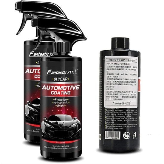 Get a Showroom Shine at Home, Instant Gloss & Water Repellency – 9H Nano Ceramic Coating Spray