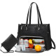 Carry Your Laptop & Lunch in Style – Insulated Work Tote Bag for Women 