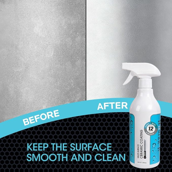 Ceramic Coating Spray for Marble, Granite & Stone Surfaces – Water Spot Repellent & Long-Lasting Shine Protection