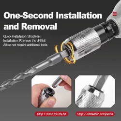 Chuck Socket Adapter Set for Electric Wrench Drill