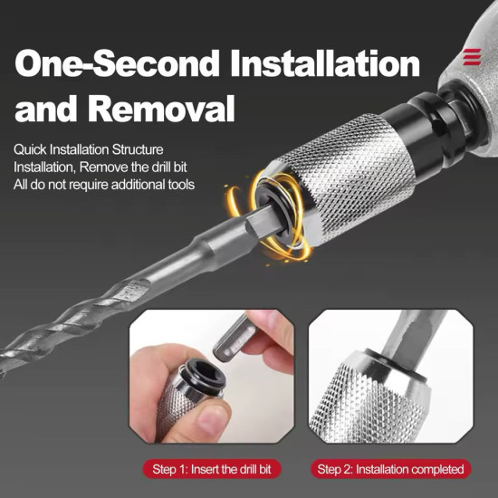 Chuck Socket Adapter for Electric Wrench Drill