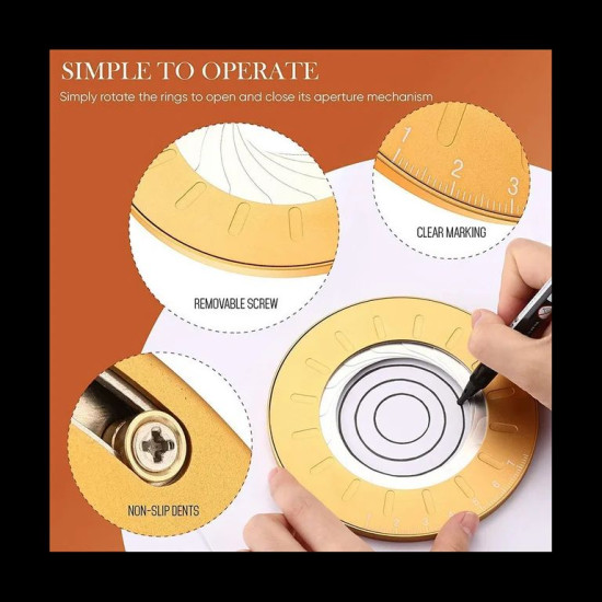 Circle Drawing Ruler Circle Drawing Ruler