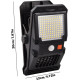 Clip-On Solar Motion Sensor Light – Outdoor Security & Camping Light for Fence, Garage & Patio 