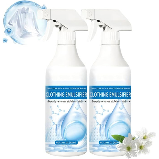 Deep Clean Stains Fast - Remove Tough Stains Without Damaging Fabric – Clothing Emulsifier Stain Remover Spray