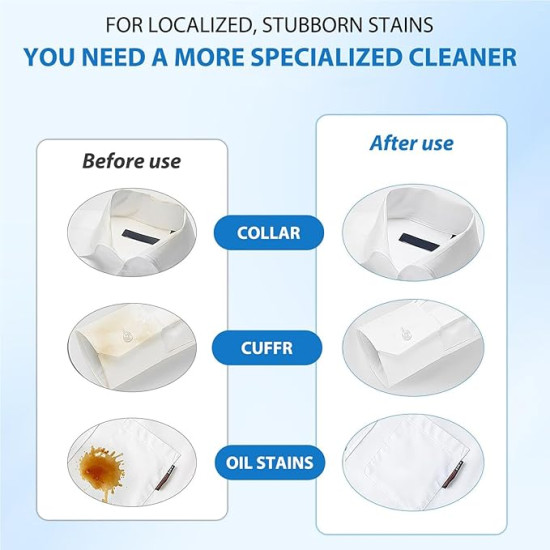 Deep Clean Stains Fast - Remove Tough Stains Without Damaging Fabric – Clothing Emulsifier Stain Remover Spray