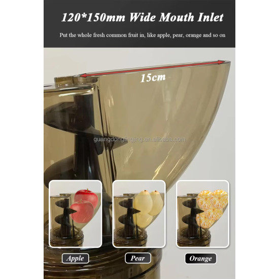 Make Fresh, Healthy Juice at Home – Cold Press Slow Juicer with Large Feed Chute
