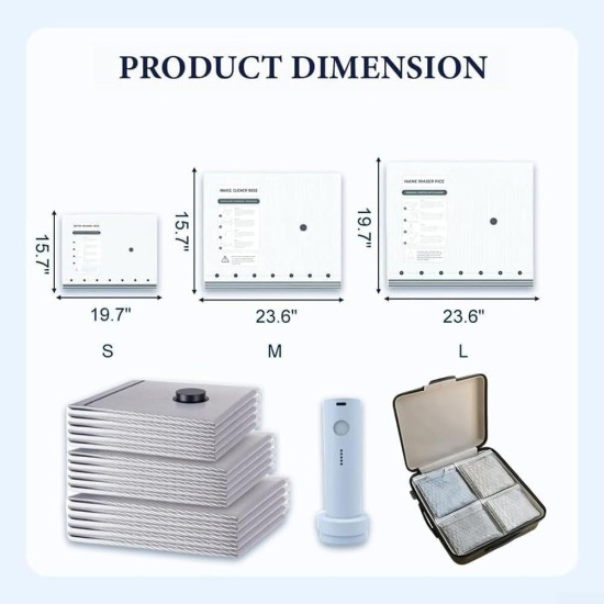 Cordless Electric Vacuum Suction Pump with Bags
