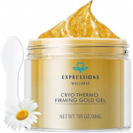 Cryo Firming Gold Gel for Cellulite – Skin Smoothing & Hydrating Body Massage Cream 