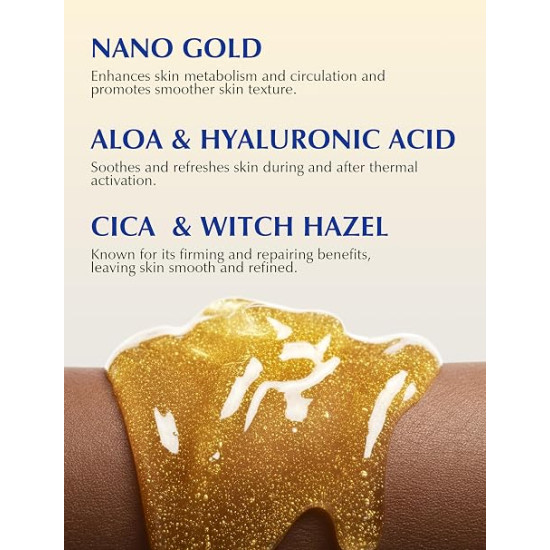 Cryo Firming Gold Gel for Cellulite – Skin Smoothing & Hydrating Body Massage Cream 