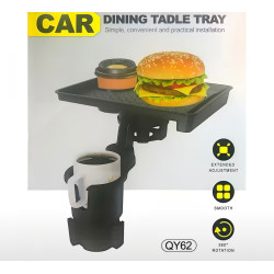 Cup holder tray table