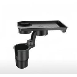 Cup holder tray table